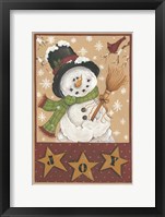 Framed Snowman's Joy