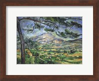 Framed Mont Sainte-Victoire with Large Pine Tree