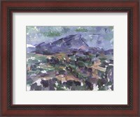 Framed Montagne Sainte-Victoire, 1904-06