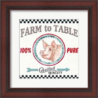 Framed Farm Signs IV