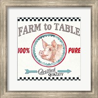 Framed Farm Signs IV