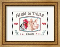 Framed Farm Signs I