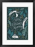 Framed Sweet Dreams Bunny II