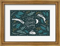 Framed Sweet Dreams Bunny I