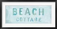 Framed Beach Cottage Sign