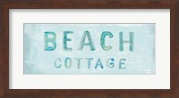 Framed Beach Cottage Sign