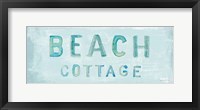 Framed Beach Cottage Sign
