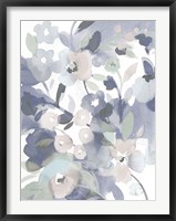 Jewel Garden II Blue Framed Print