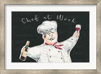 Framed Chef at Work I