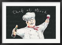 Framed Chef at Work I