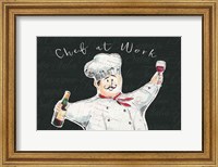 Framed Chef at Work I