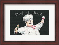 Framed Chef at Work I