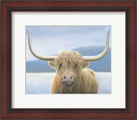 Framed Highland Cow v2