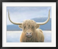 Framed Highland Cow v2