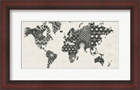 Framed Kami Map - No Border