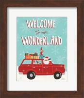 Framed Holiday Travelers IV Wonderland