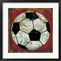 Framed Ball IV on Red