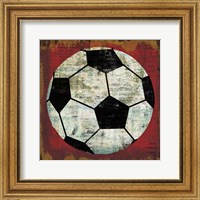 Framed Ball IV on Red