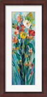 Framed Tall Bright Flowers I