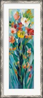 Framed Tall Bright Flowers I