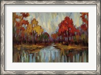 Framed Fall Aquarelle