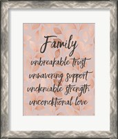 Framed Family Unbreakable Trust - Pink