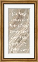 Framed Our House - Gray