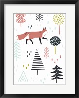 Framed Fox Forest I