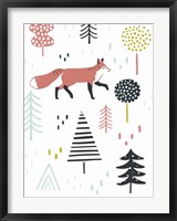 Framed Fox Forest I