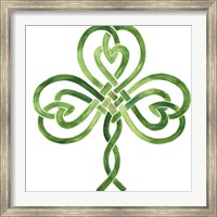 Framed Gilded Shamrock II