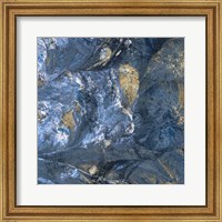 Framed Gilded Indigo II