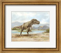 Framed Dinosaur Illustration III