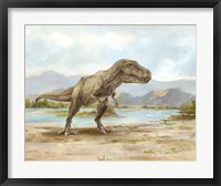 Framed Dinosaur Illustration III