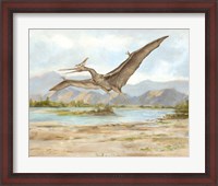 Framed Dinosaur Illustration VI