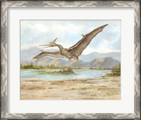 Framed Dinosaur Illustration VI