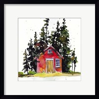 Framed 'Rad Cabin III' border=