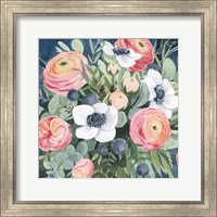 Framed 'Bewitching Bouquet II' border=