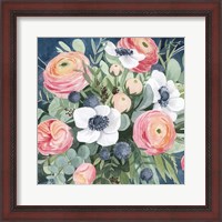 Framed 'Bewitching Bouquet II' border=