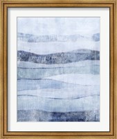 Framed White Out in Blue II