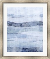 Framed White Out in Blue II