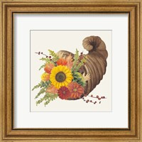 Framed 'Colorful Cornucopia II' border=