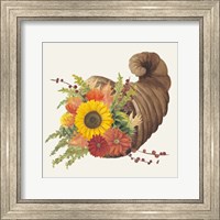 Framed 'Colorful Cornucopia II' border=