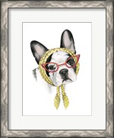 Framed Vogue Dog II