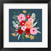 Sweet Hearts Bouquet I Framed Print