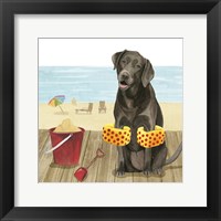 Let's Go for a Boardwalk II Framed Print