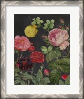 Framed Redoute's Bouquet II