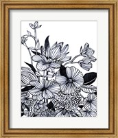 Framed Wildflower Tangle I