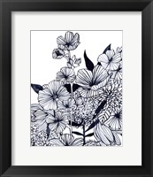 Framed Wildflower Tangle III
