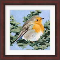 Framed 'Painterly Bird I' border=