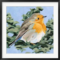 Framed Painterly Bird I